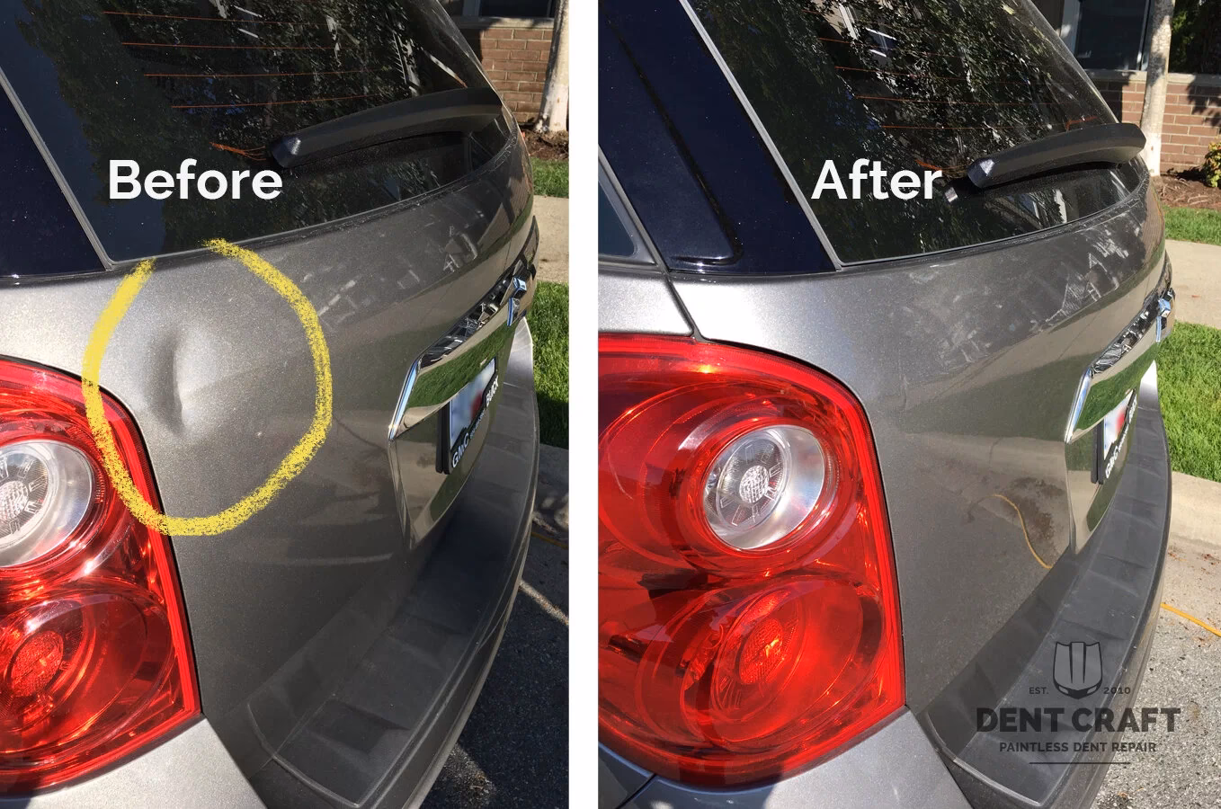 How much does insurance cover a dent?