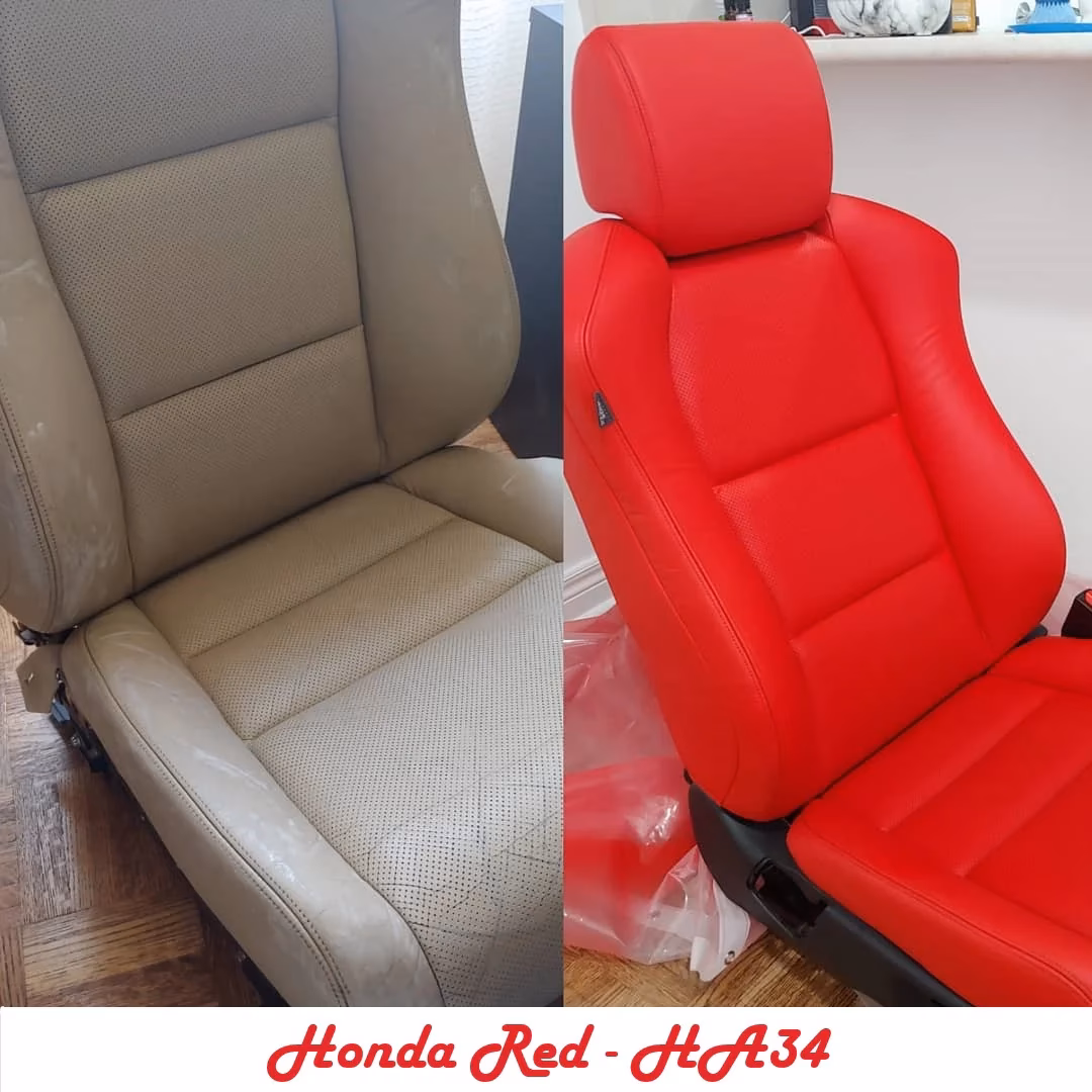 How do I order custom leather dye for my car?