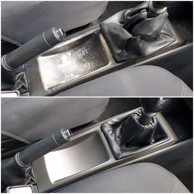 Does AST repair a worn-out car interior?
