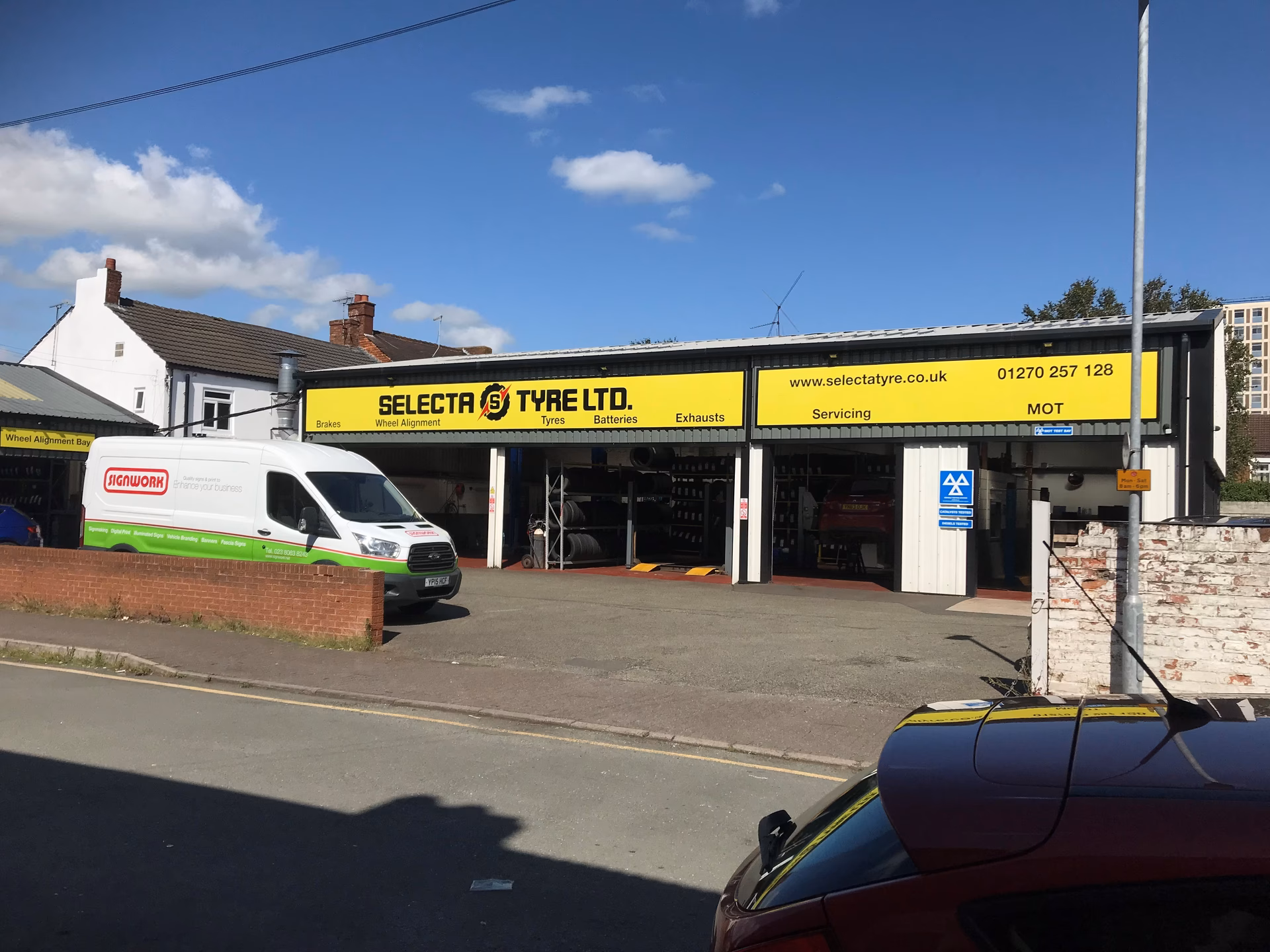 Where can I book a tyre service in Crewe?
