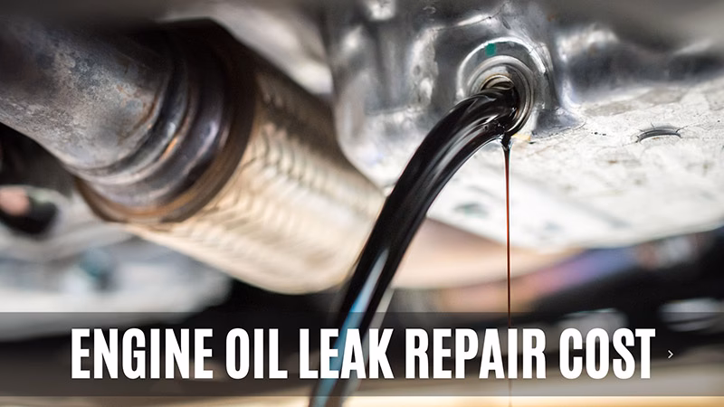 How much does a car fluid leak repair cost?