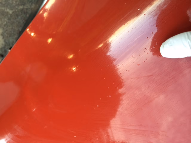 How do I know if my car has paint blisters?