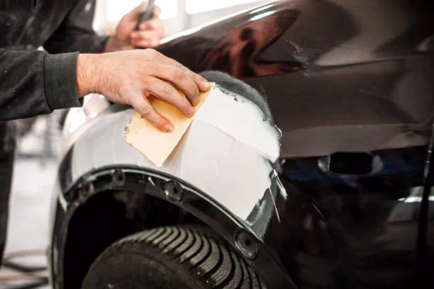 Can sandpaper be used on auto body?