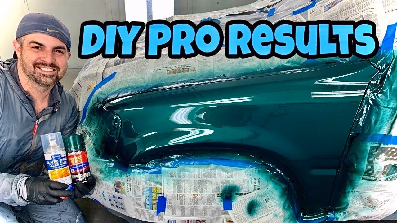 How to paint a rattle can car?