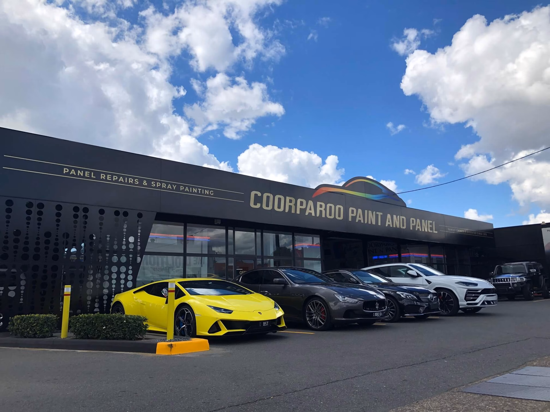 Who is panel beaters Brisbane?