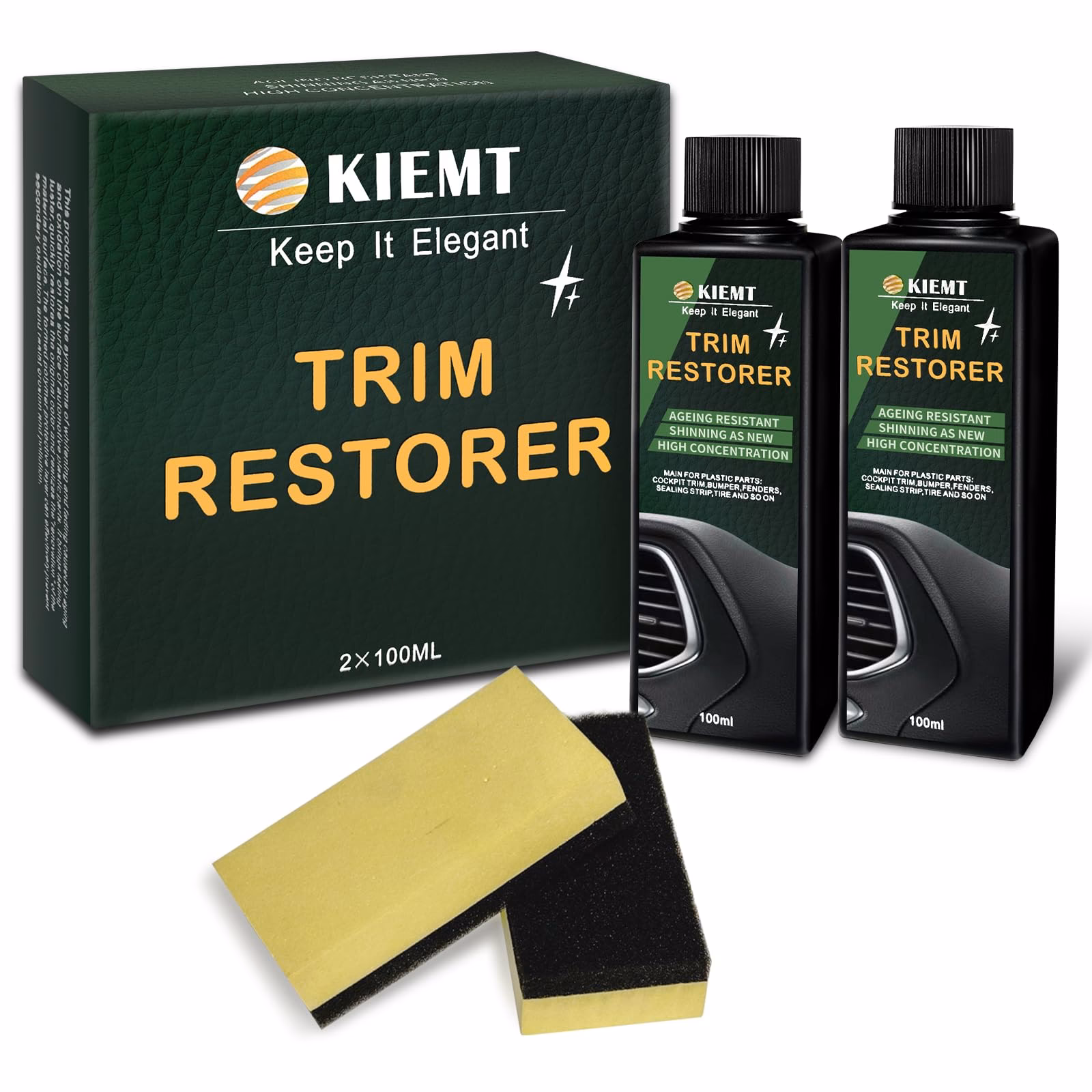 How do you restore plastic trim?