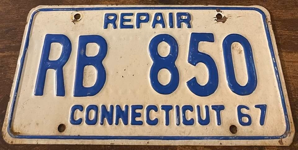 How do I get a new number plate?