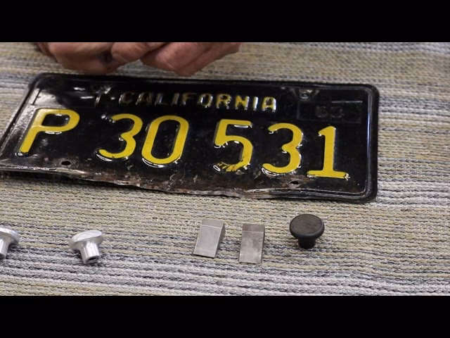How much does a number plate replacement cost?