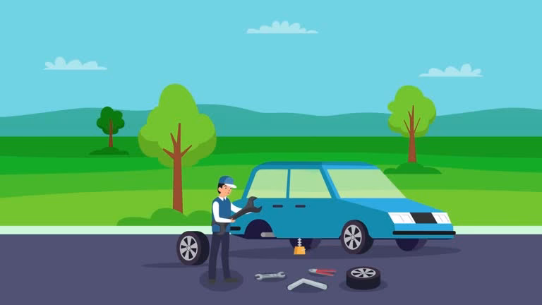 How many car repair animation stock footage videos are there?