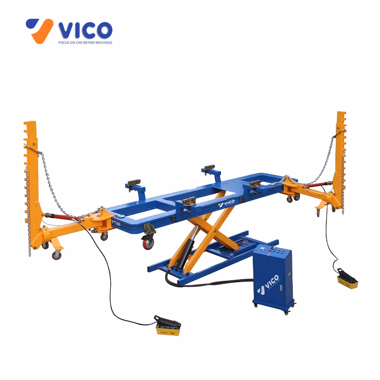 What is a pulling bench for car body repair?