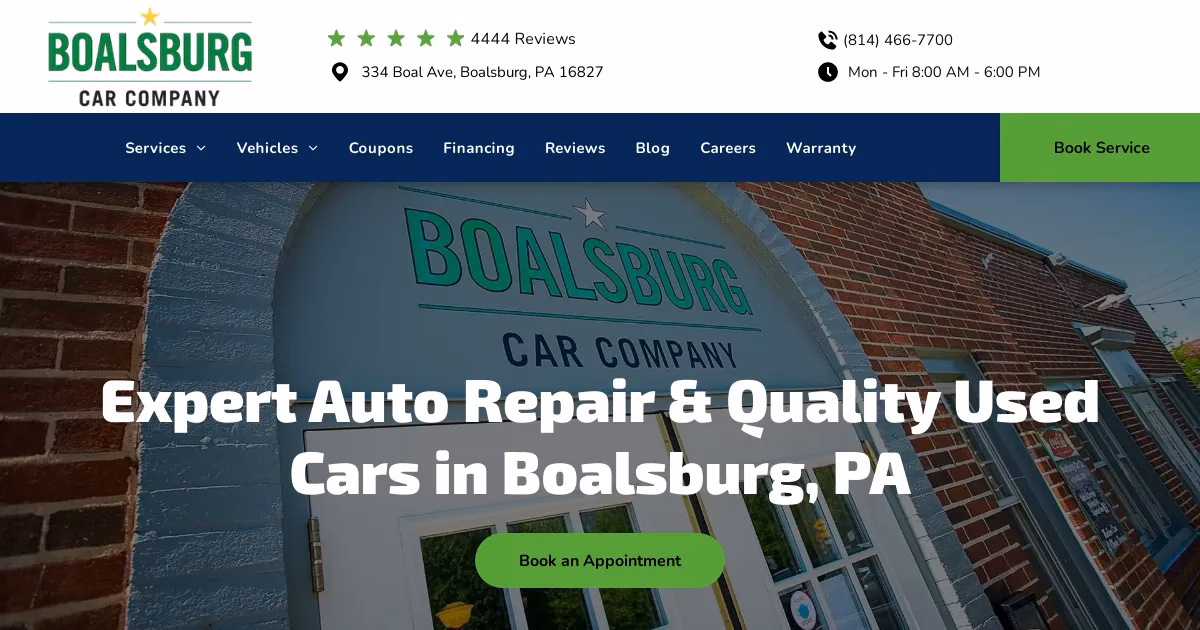 Is Boalsburg Car Company a good place to buy a car?