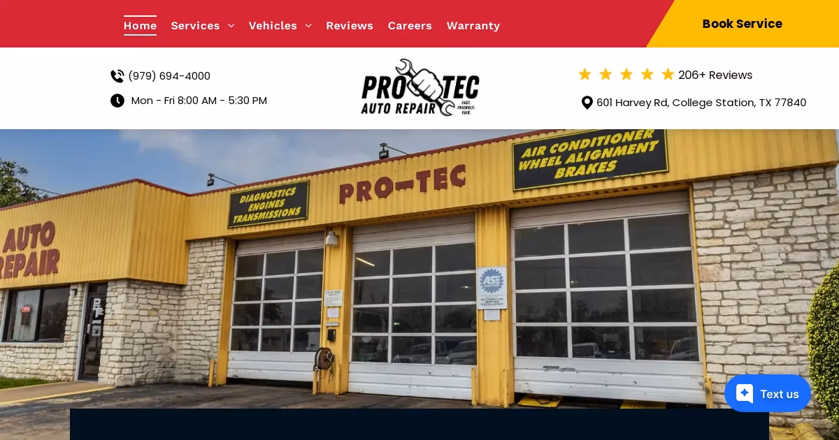 What services does Christian Brothers Automotive College Station offer?