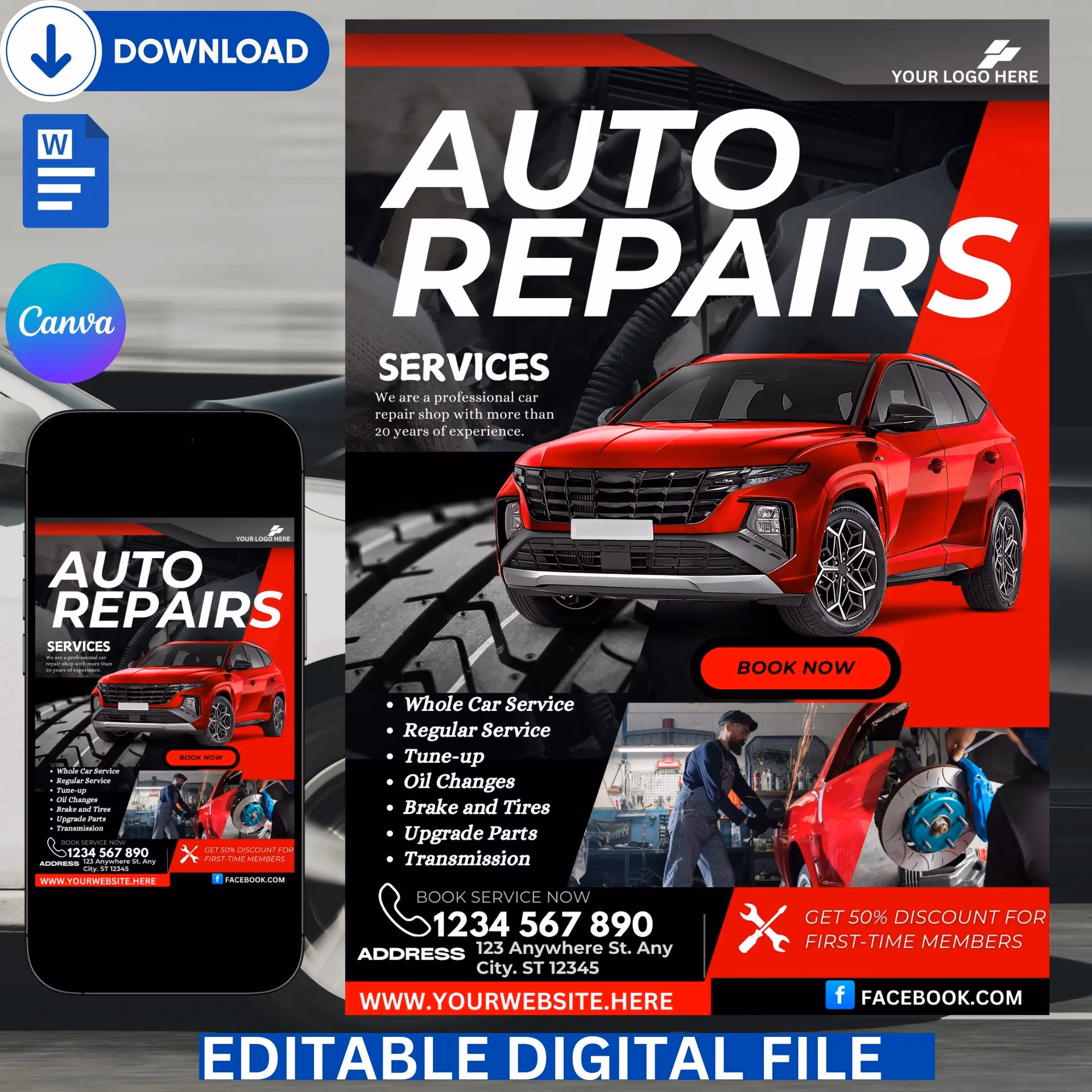 Why should you use a custom flyer for your auto shop?
