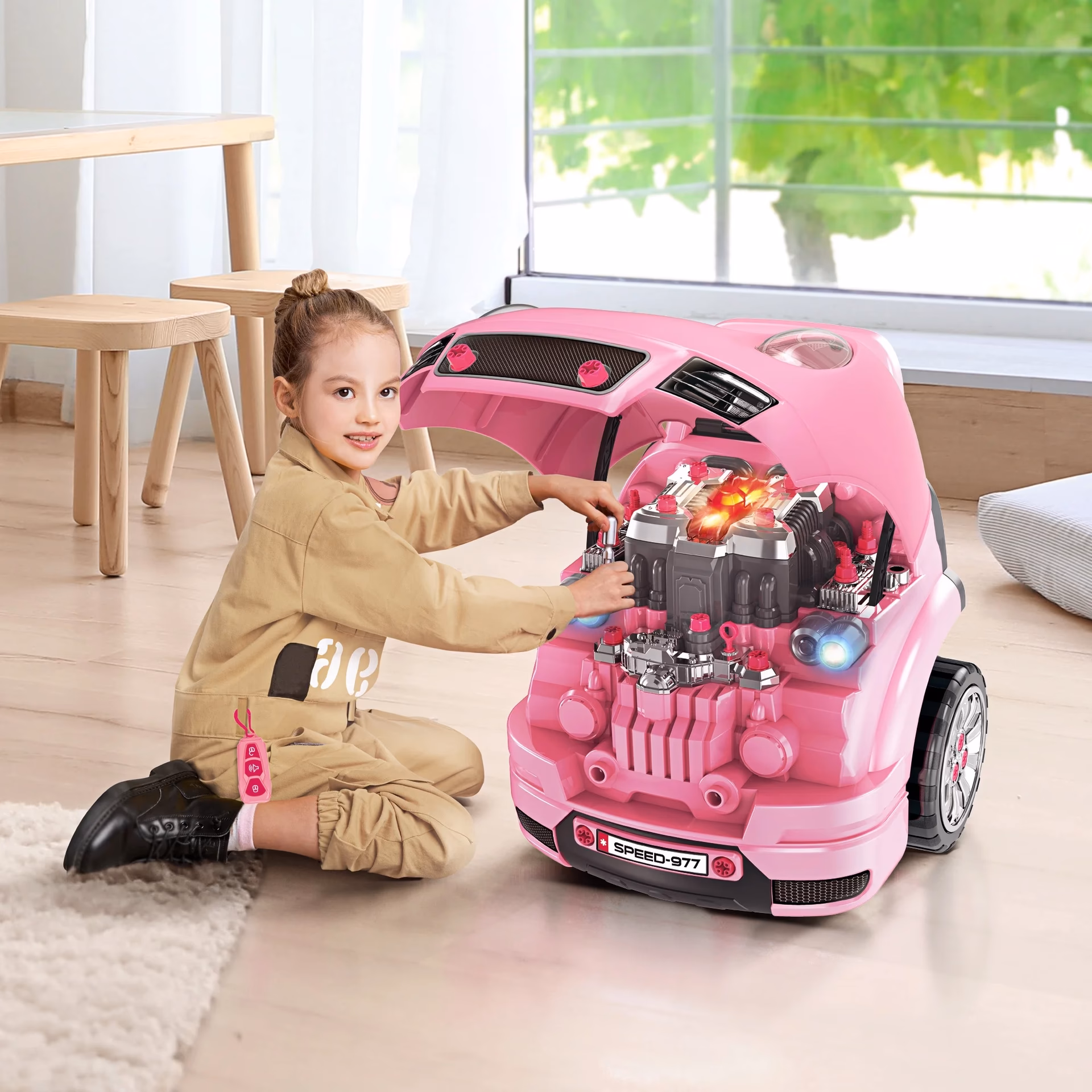 What can you do with a toy car garage?
