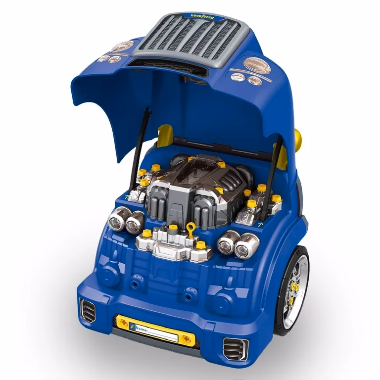 How can I teach my child about cars and garages?
