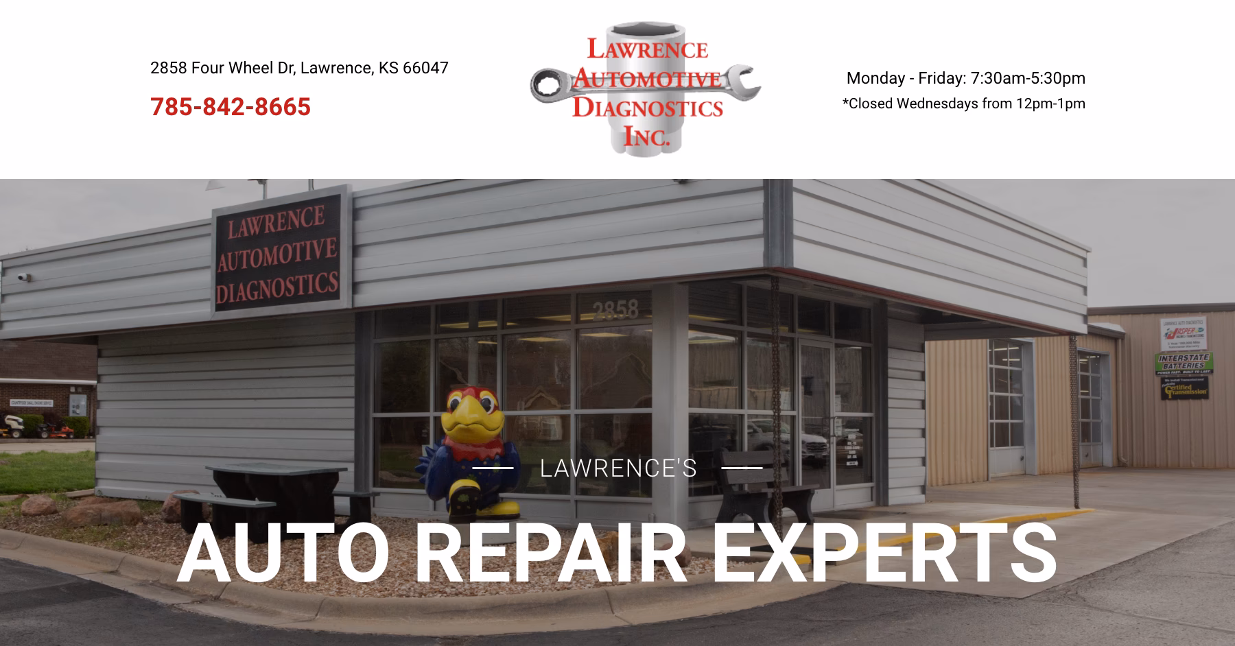 Where is Jake's auto repair located?