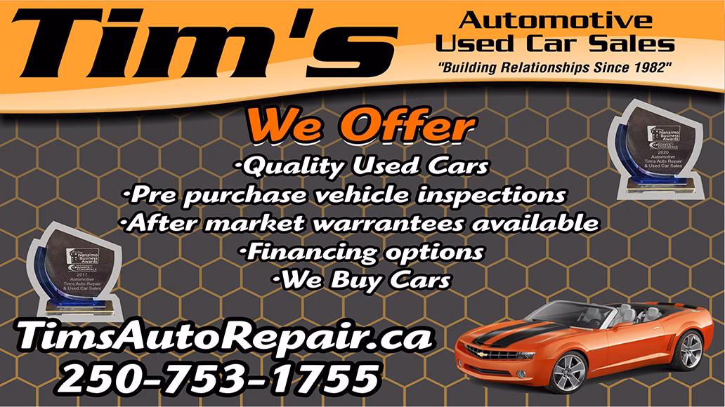 Where can I drop off my car in Nanaimo?