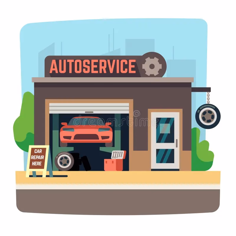 What can you do at a car maintenance station?