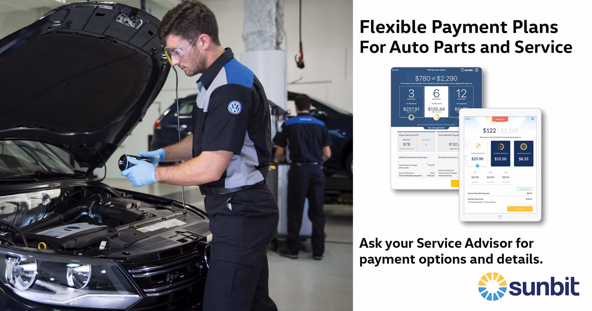 Can I pay back a car repair or service without interest?