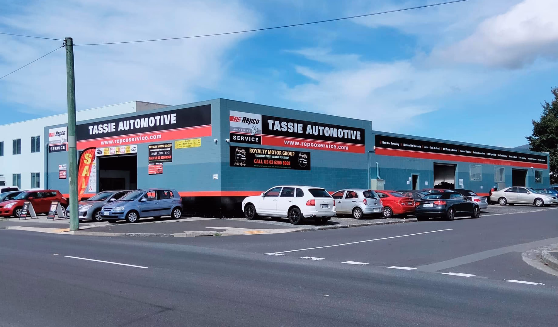 Where can I collect a car in Tasmania?