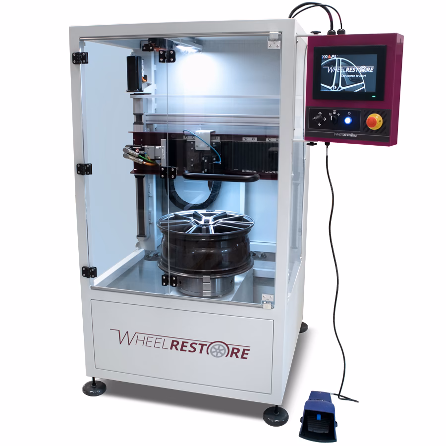 What is a wr-dcm3 alloy wheel repair machine?