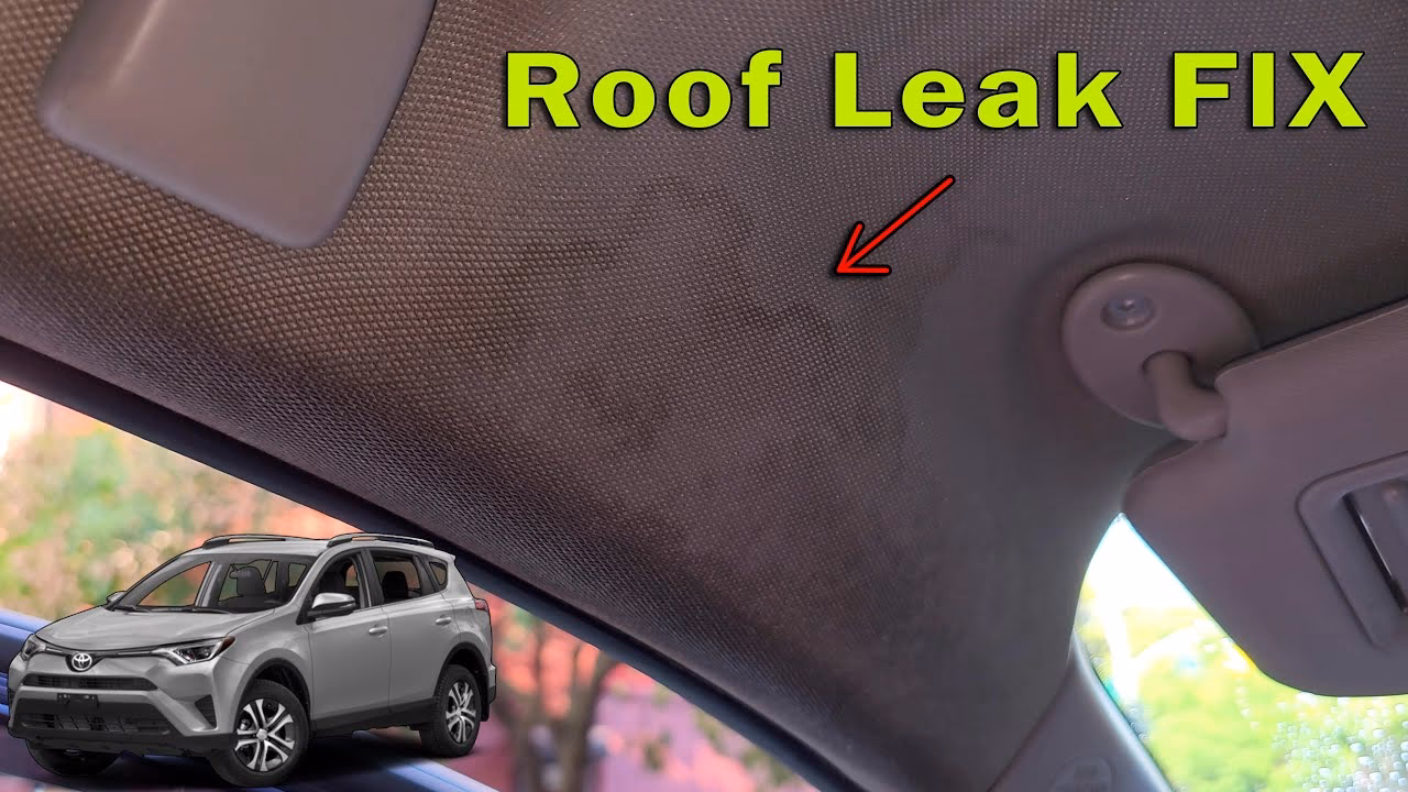 Should you repaint a leaking car roof?