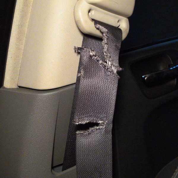 How much does a seat belt repair cost?