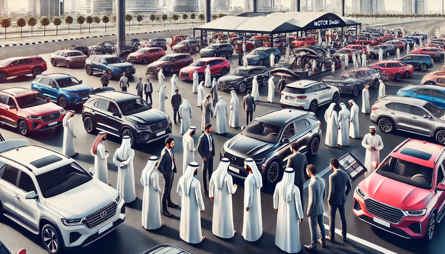 What types of vehicles are auctioned in Abu Dhabi?