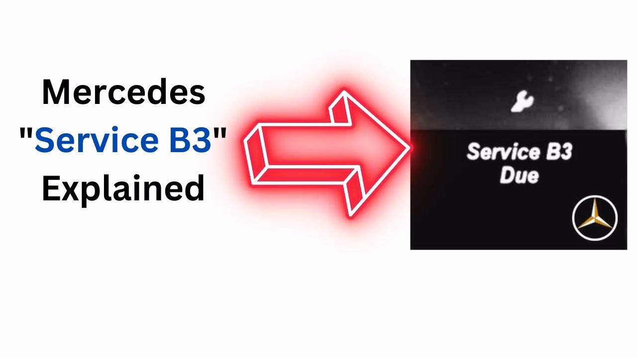 How much does a Mercedes B3 service cost?