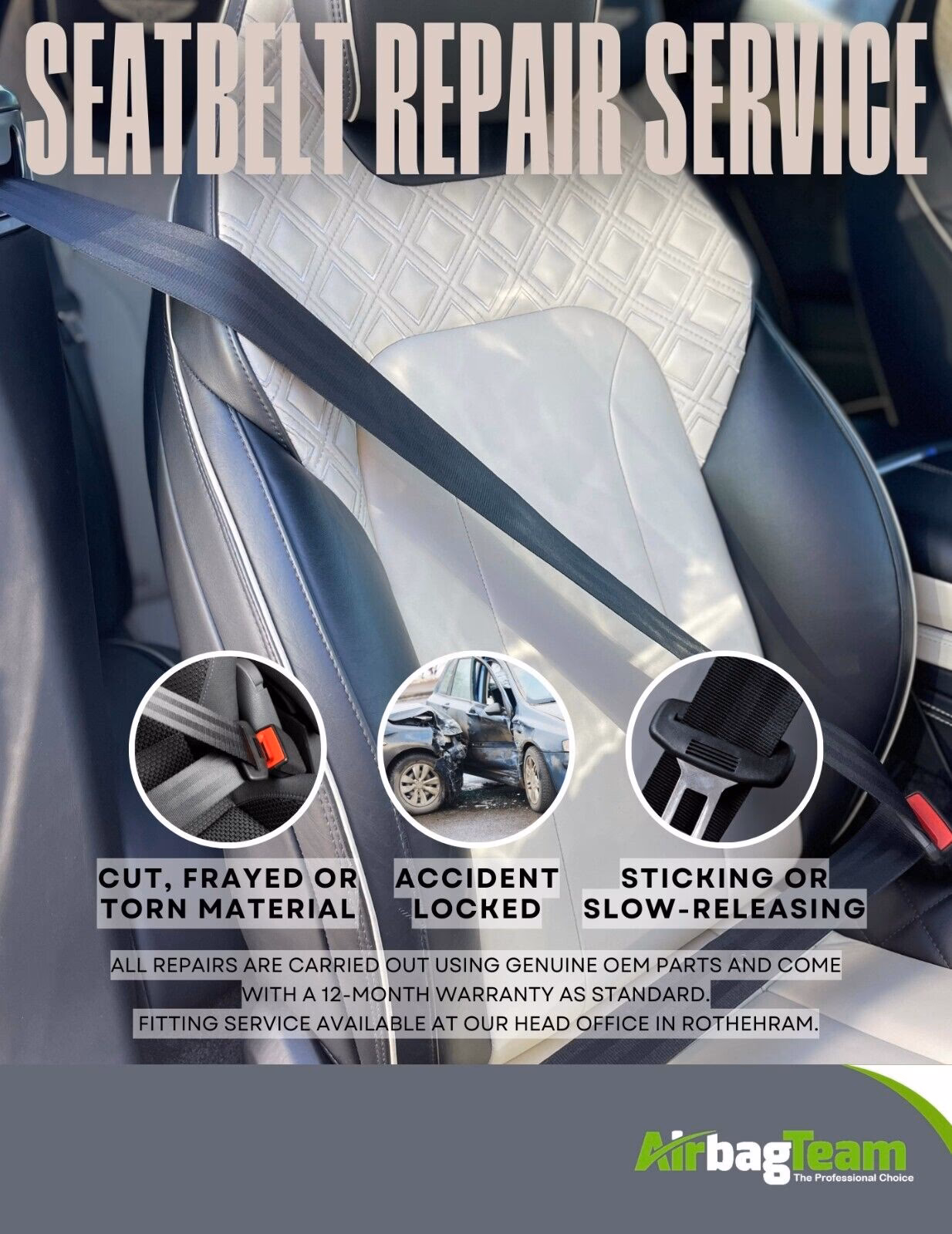 Why do you need a seat belt repair service?