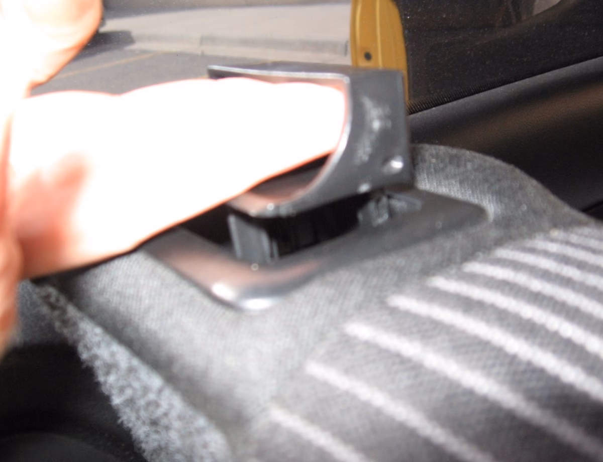 Can you fix a broken rear seat release latch?