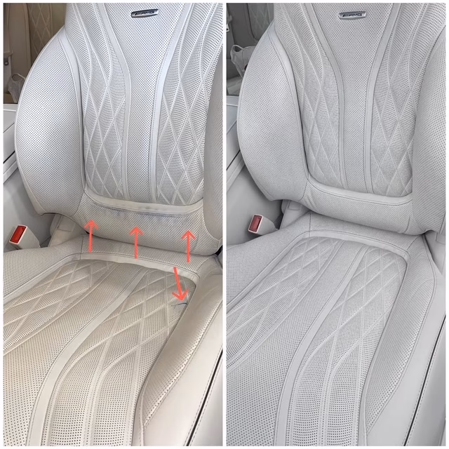 Can leather seats be damaged?