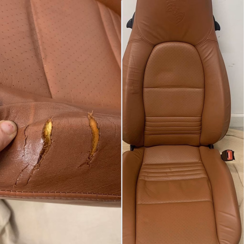 Where can I get help with my car leather seat scuff's?