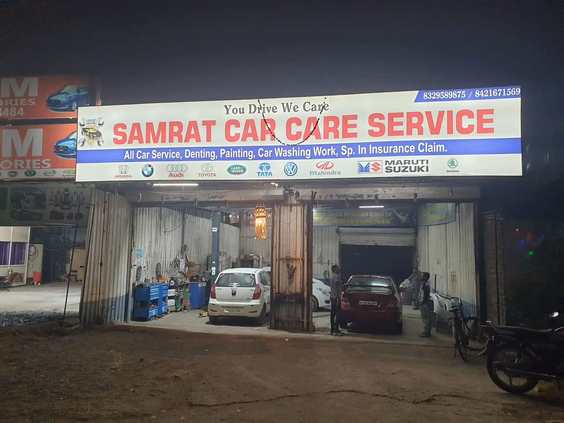 Where is Tata Motors cars service centre - MP Automotors private limited?