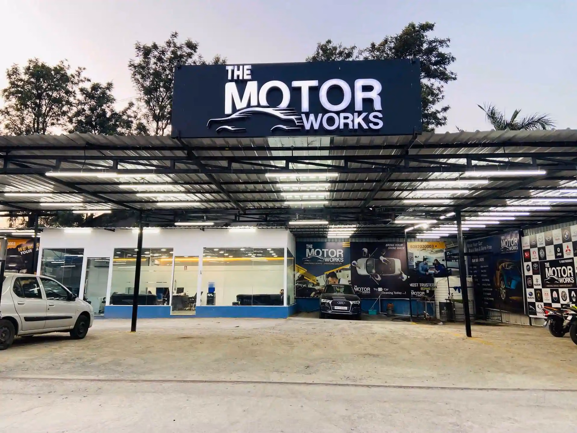 Where is Tata Motors cars service centre - MP Automotors private limited?