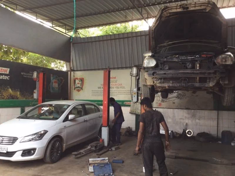 Who is a premium car workshop in Hyderabad?