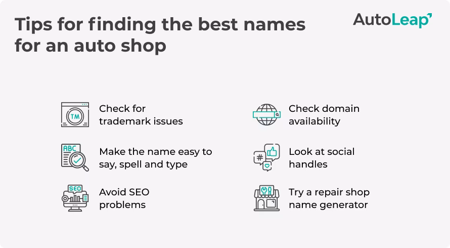 How to choose a name for your auto repair business?