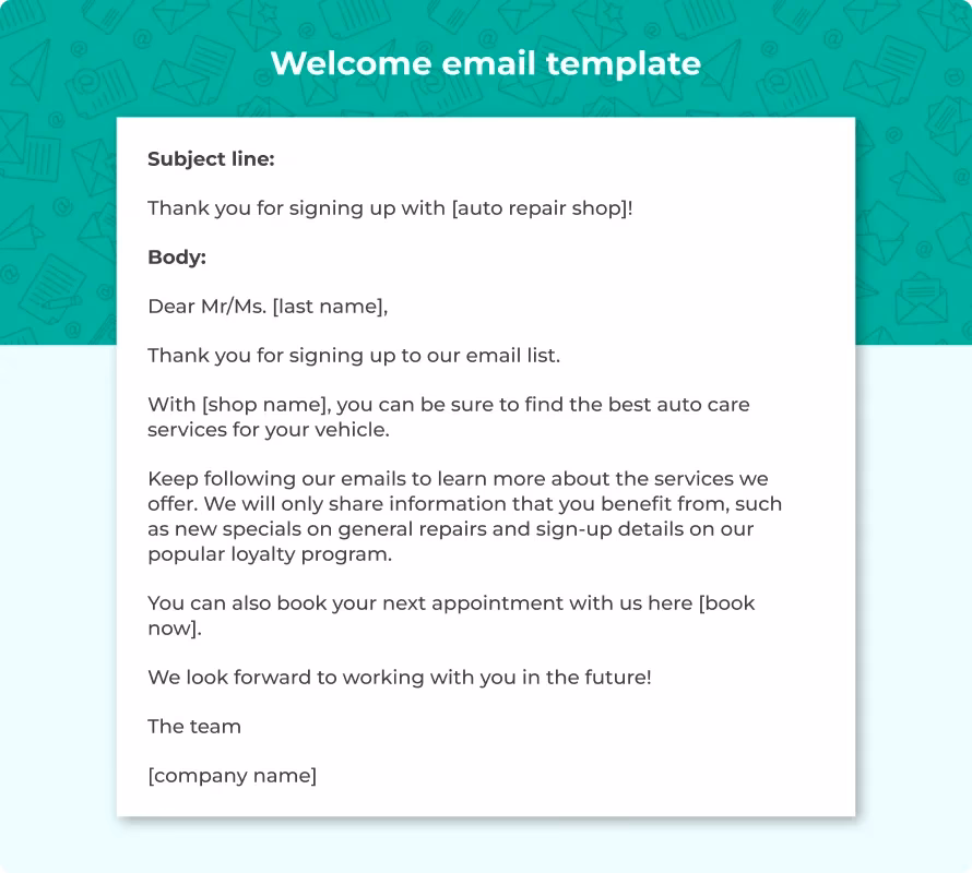 How do you write a good car sales email?