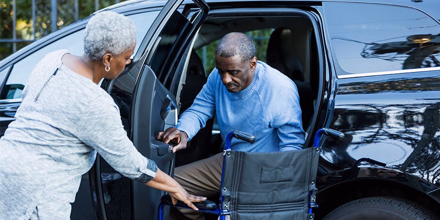 How do transport services help older people?