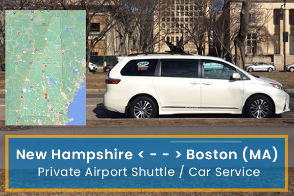 Why should you book a car service between New Hampshire and Massachusetts?