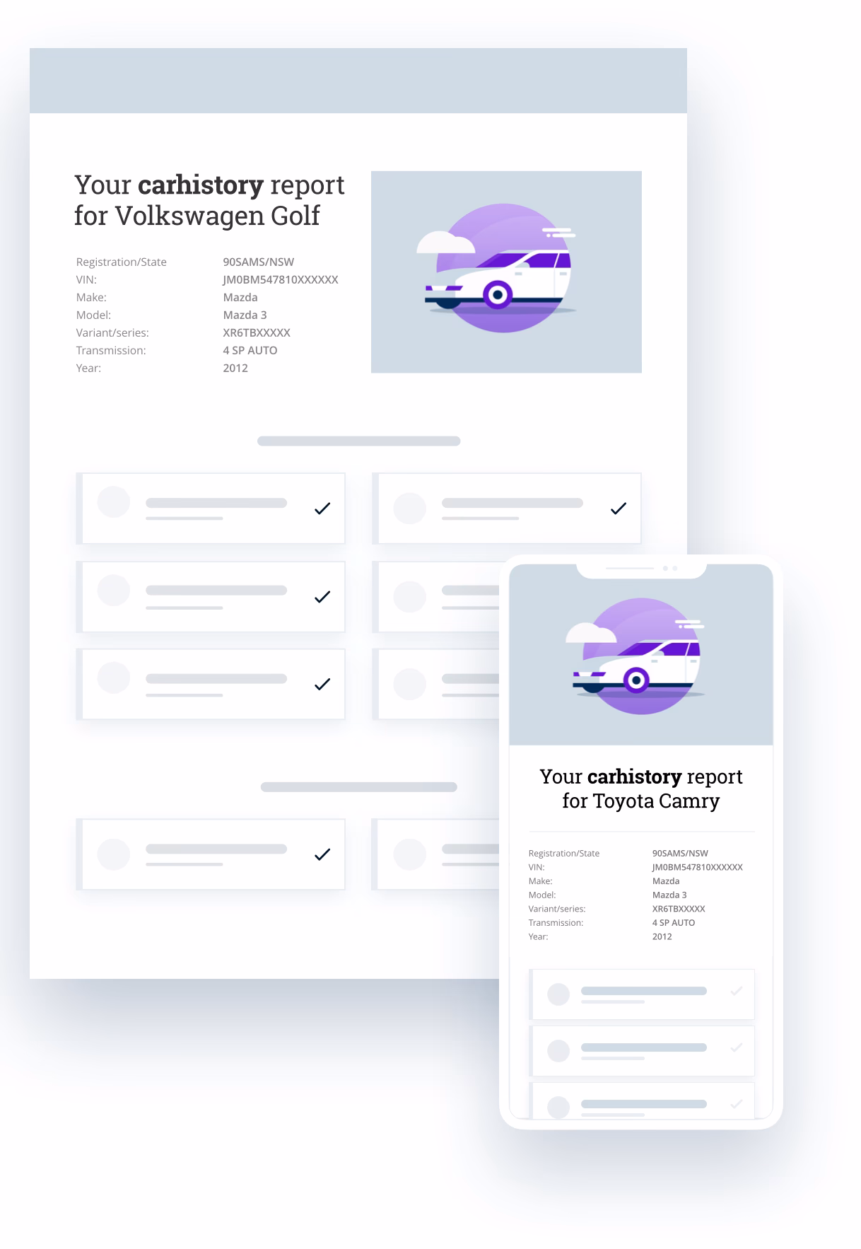 How do I check a car's service history?