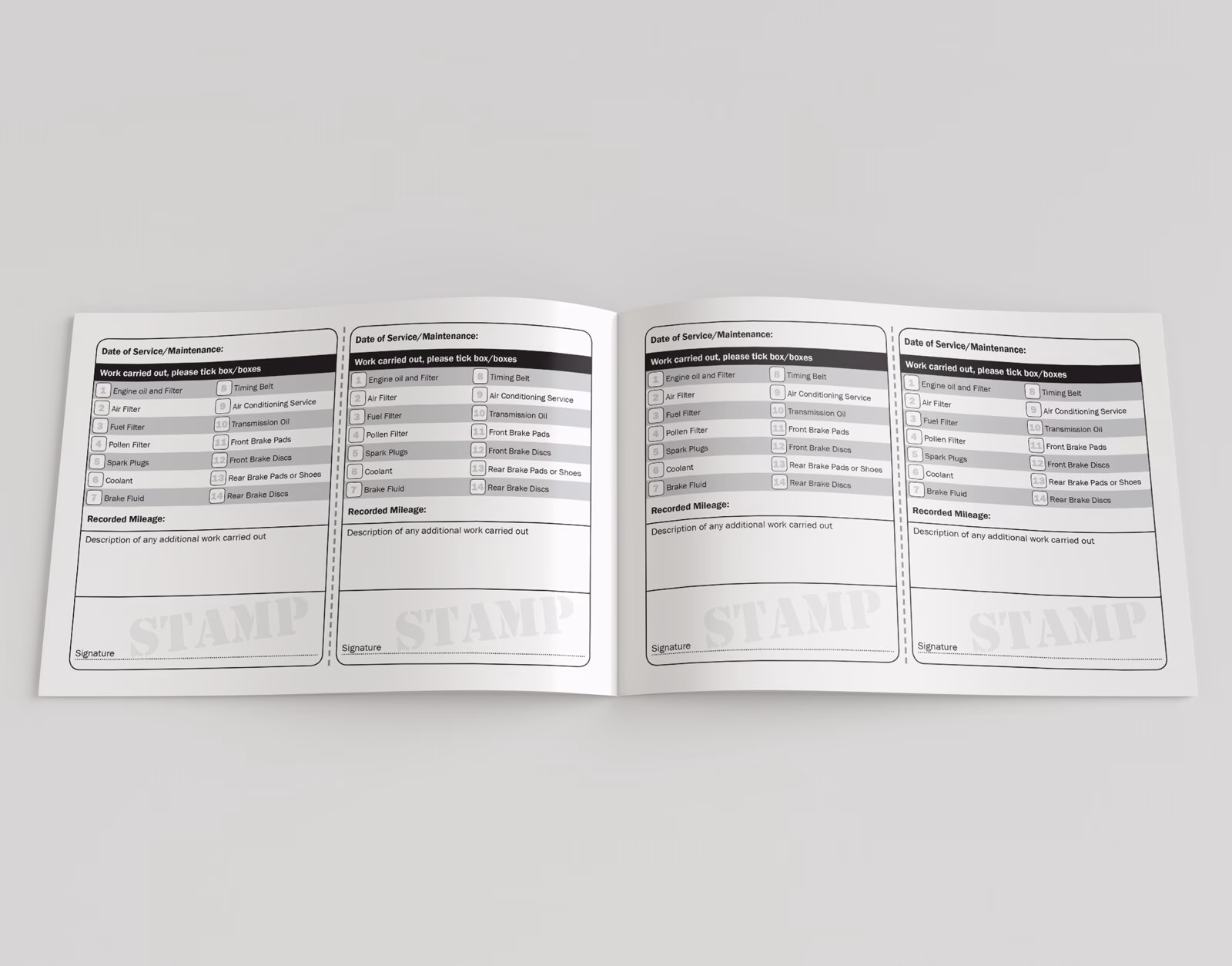 What is a part car service history?