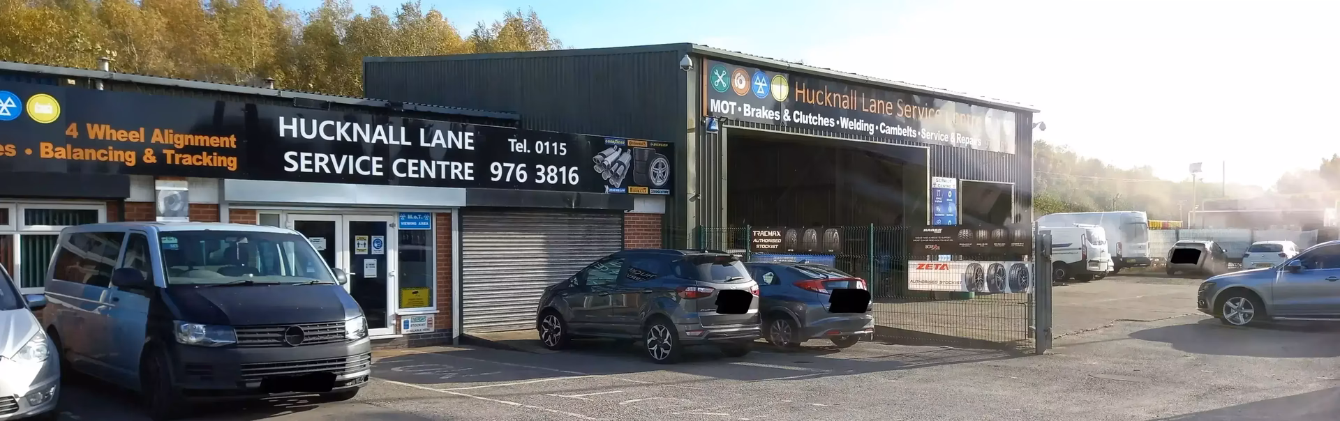 Who is Hucknall tyre & exhaust centre?