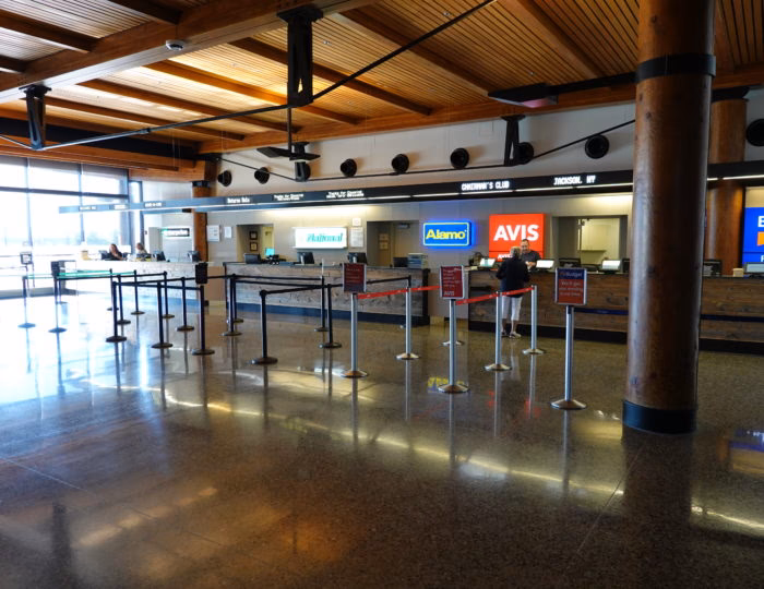 How do I rent a car in Jackson Hole?