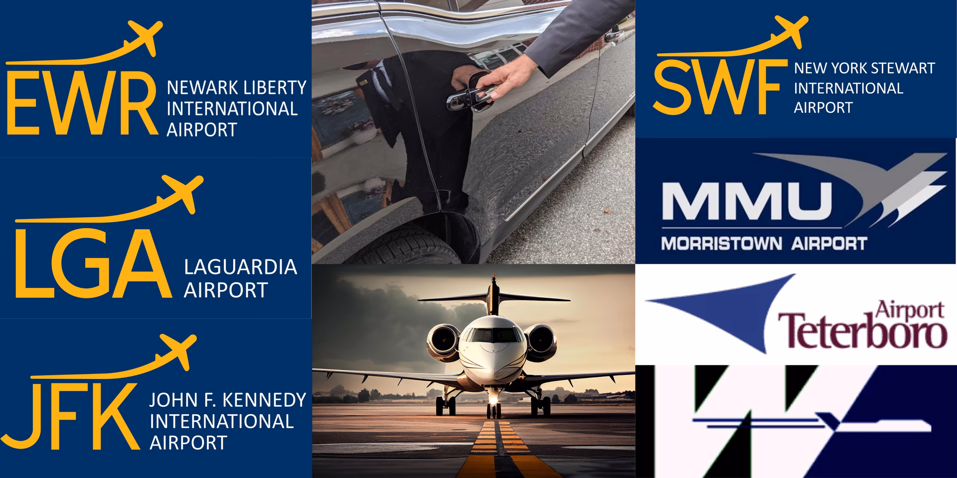 How far is LaGuardia Airport from EWR?