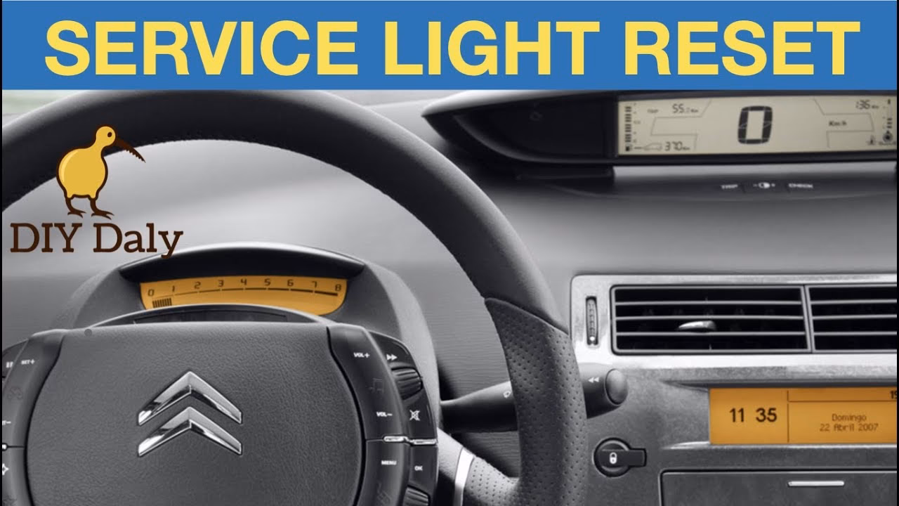 How to reset Citroen C3 Service light?