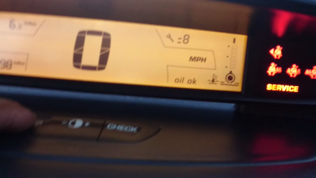 How do I Reset my Citroen C4 service light?