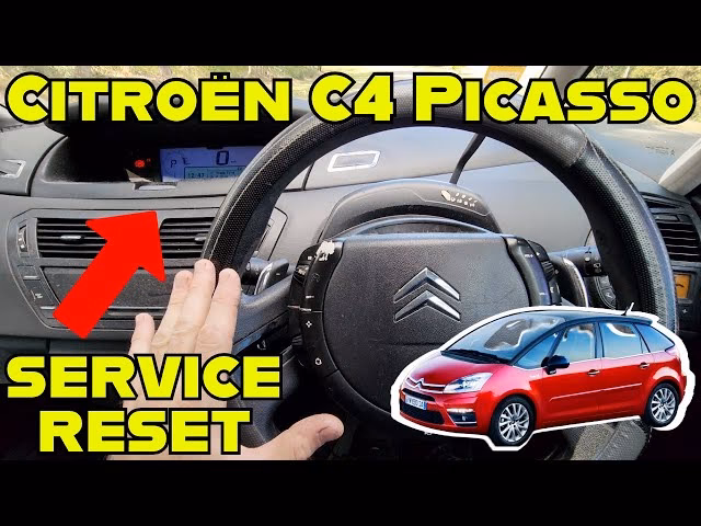 How to reset service light indicator Citroen C4 Grand Picasso?