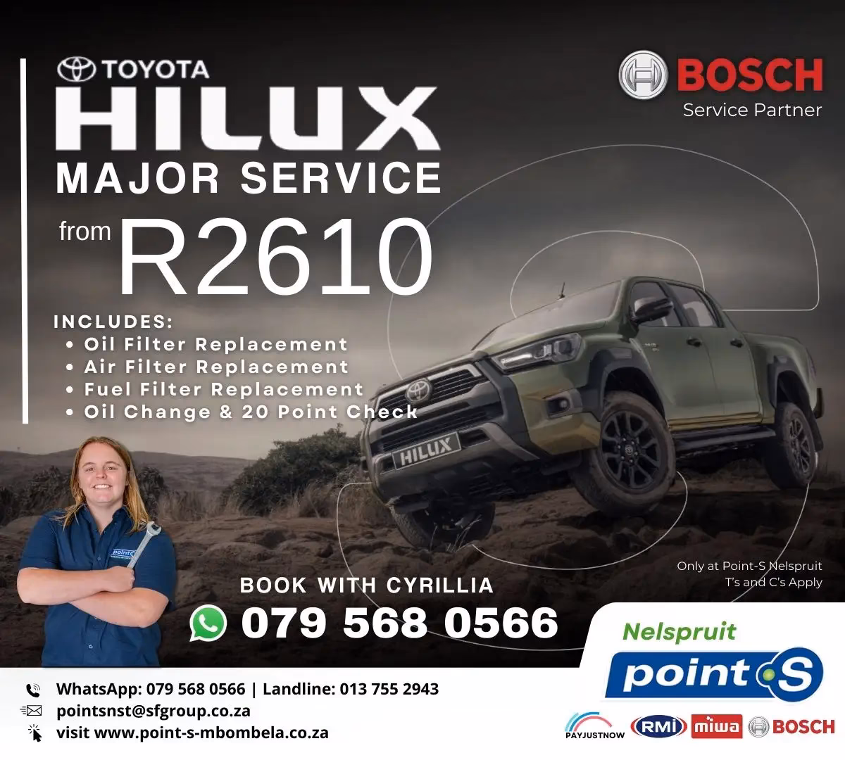 Who is cartime Mbombela?