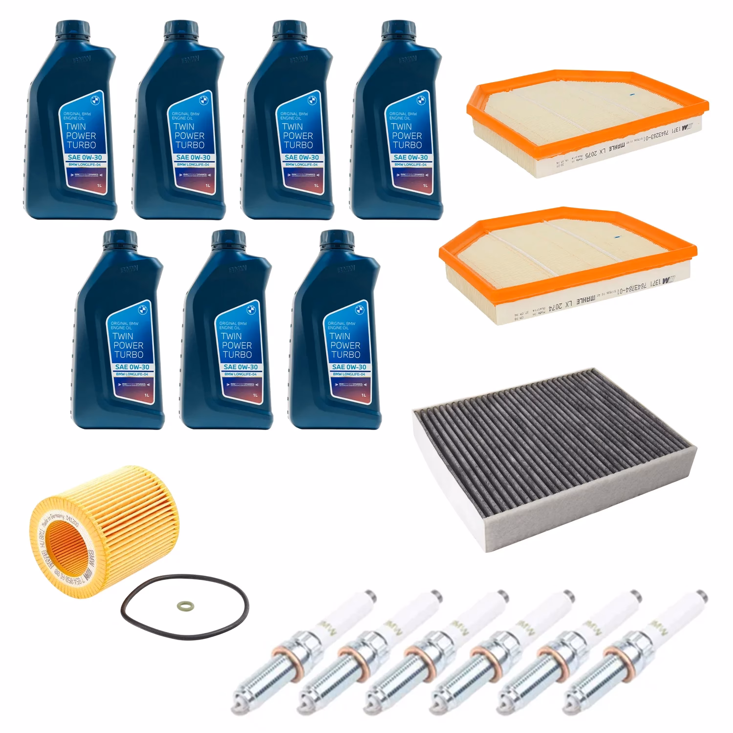 What parts are included in a service kit?